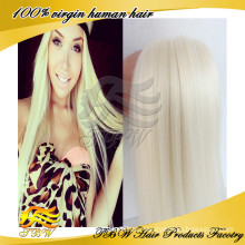 Fashinable Vigin Menschliches Haar-blondes Haar für weiße Frauen 60 #